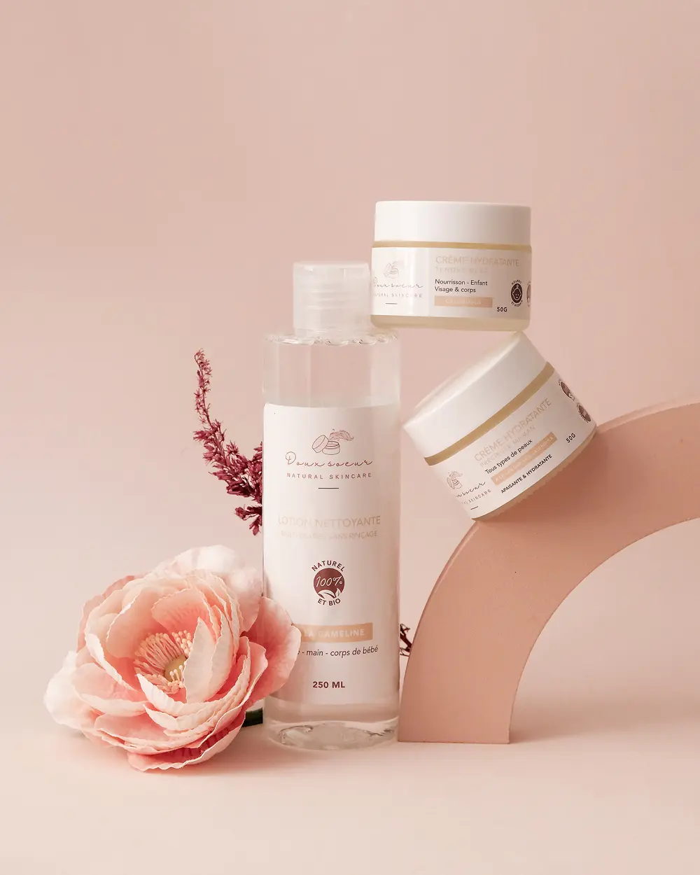 Pack précieux cocon : la crème bébé, la crème maman et la lotion nettoyante réunies
