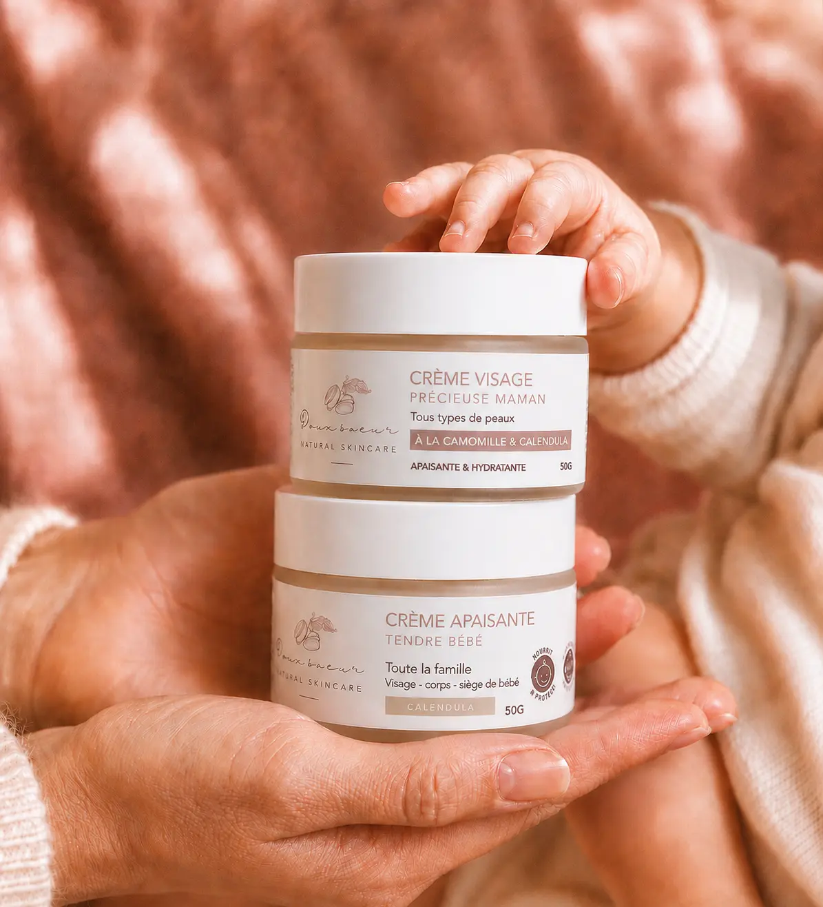 Pack douceur maternelle - crème tendre bébé 50G - crème précieuse maman 50G